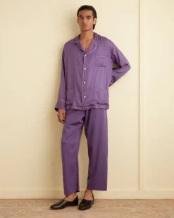 Men BODE Amethyst Pajama Pants