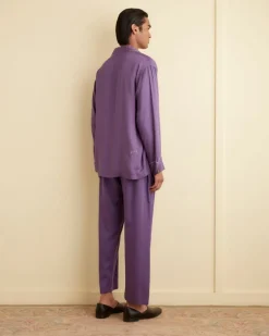 Men BODE Amethyst Pajama Pants