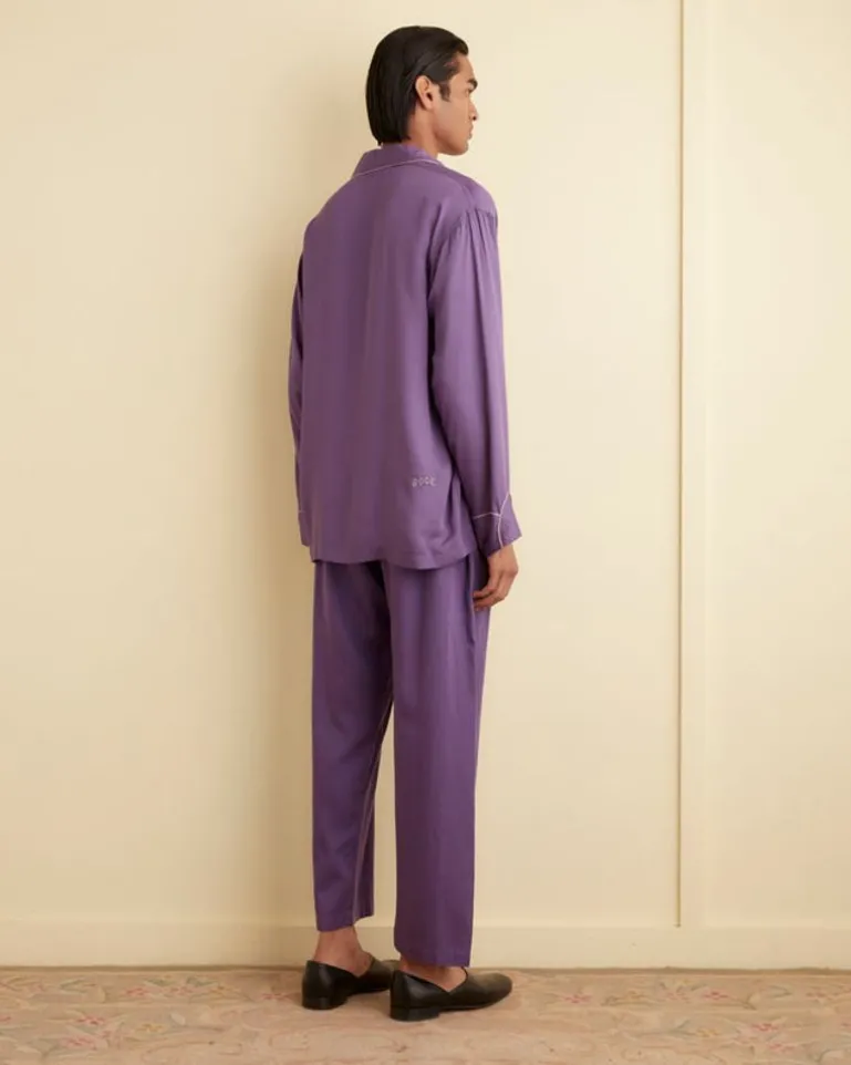 Men BODE Amethyst Pajama Pants
