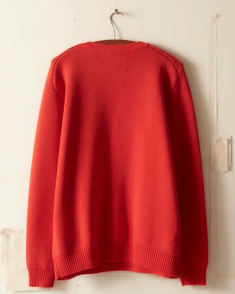 Men BODE Another Beer Sweater - Orange