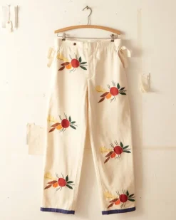 Men BODE Applique Fruit Bunch Trousers