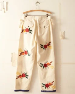 Men BODE Applique Fruit Bunch Trousers