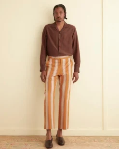 Men BODE Awning Stripe Trousers
