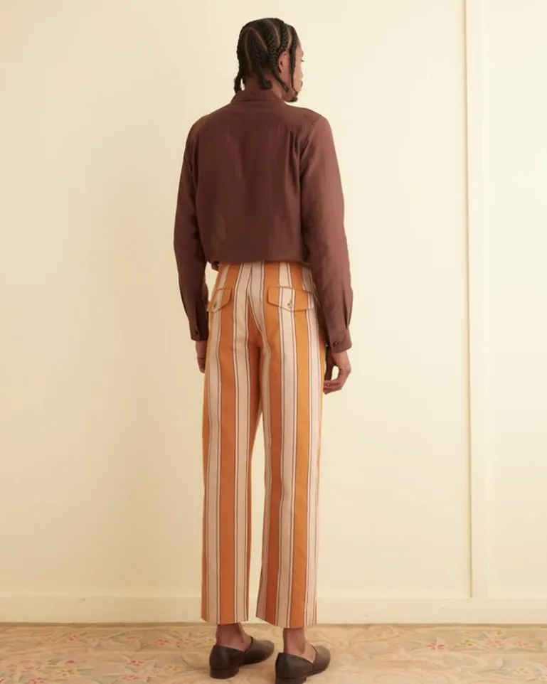 Men BODE Awning Stripe Trousers