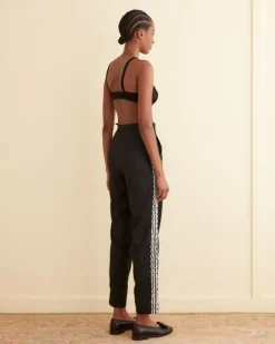 Women BODE Beaded Baroque Trousers