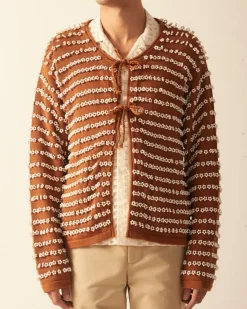 Men BODE Beaded Cardigan