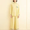 Women BODE Beaded Chicory Long Sleeve Shirt