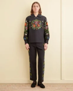Men BODE Beaded Concord Pullover