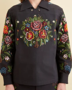 Men BODE Beaded Concord Pullover