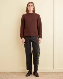 Men BODE Beaded Concord Trousers