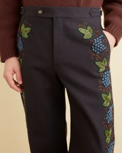 Men BODE Beaded Concord Trousers