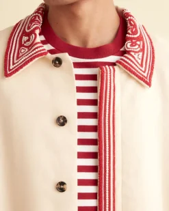 Men BODE Beaded Flora Jacket