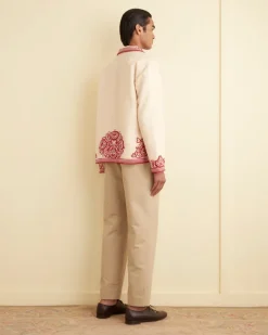 Men BODE Beaded Flora Jacket