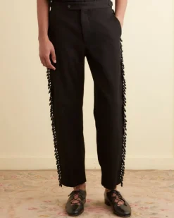 Men BODE Beaded Fringe Trousers