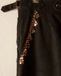 Men BODE Beaded Garden Vine Trousers