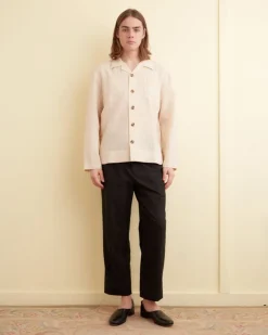 Men BODE Beaded Jasmine Overshirt