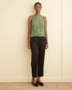 Women BODE Beaded Myrtle Shirt