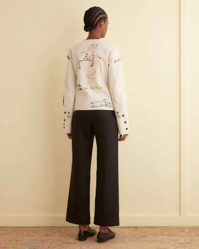 Women BODE Beaded Nursery Rhyme Jacket
