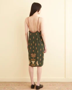 Women BODE Beaded Paddock Sampler Dress