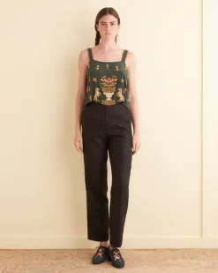Women BODE Beaded Paddock Sampler Tank