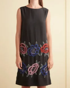 Women BODE Beaded Poppy Tunic