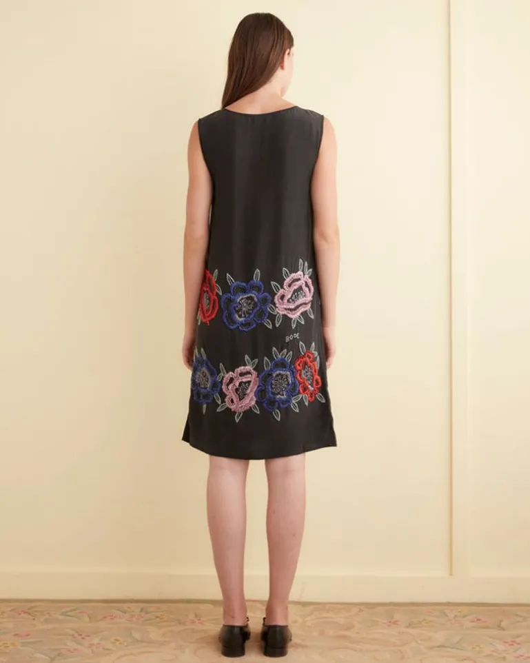 Women BODE Beaded Poppy Tunic