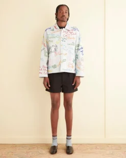 Men BODE Beaded Seashore Jacket
