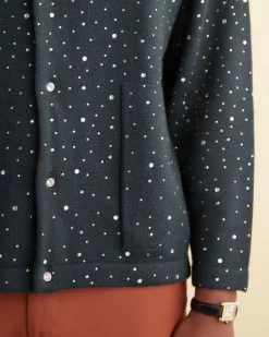 Men BODE Beaded Solid Cardigan