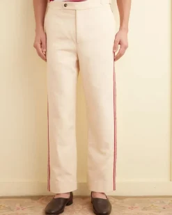 Men BODE Beaded Stria Trousers