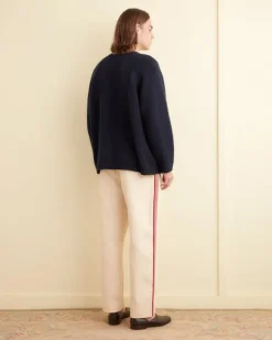 Men BODE Beaded Stria Trousers