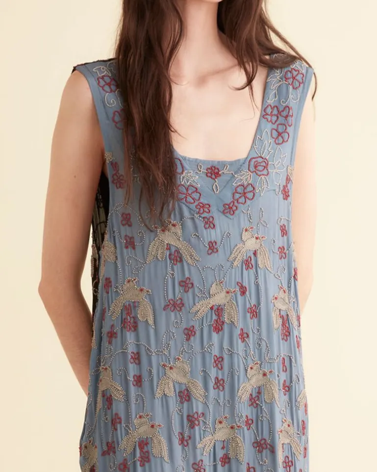 Women BODE Beaded Tropicbird Duo Dress