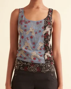 Women BODE Beaded Tropicbird Tank