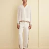 Men BODE Beaded Wheat Flower Trousers