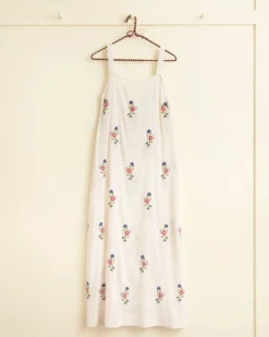 Women BODE Beaded Wildflower Gown