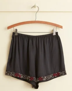 Women BODE Beaded Yarrow Shorts