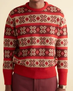 Men BODE Begonia Stripe Sweater