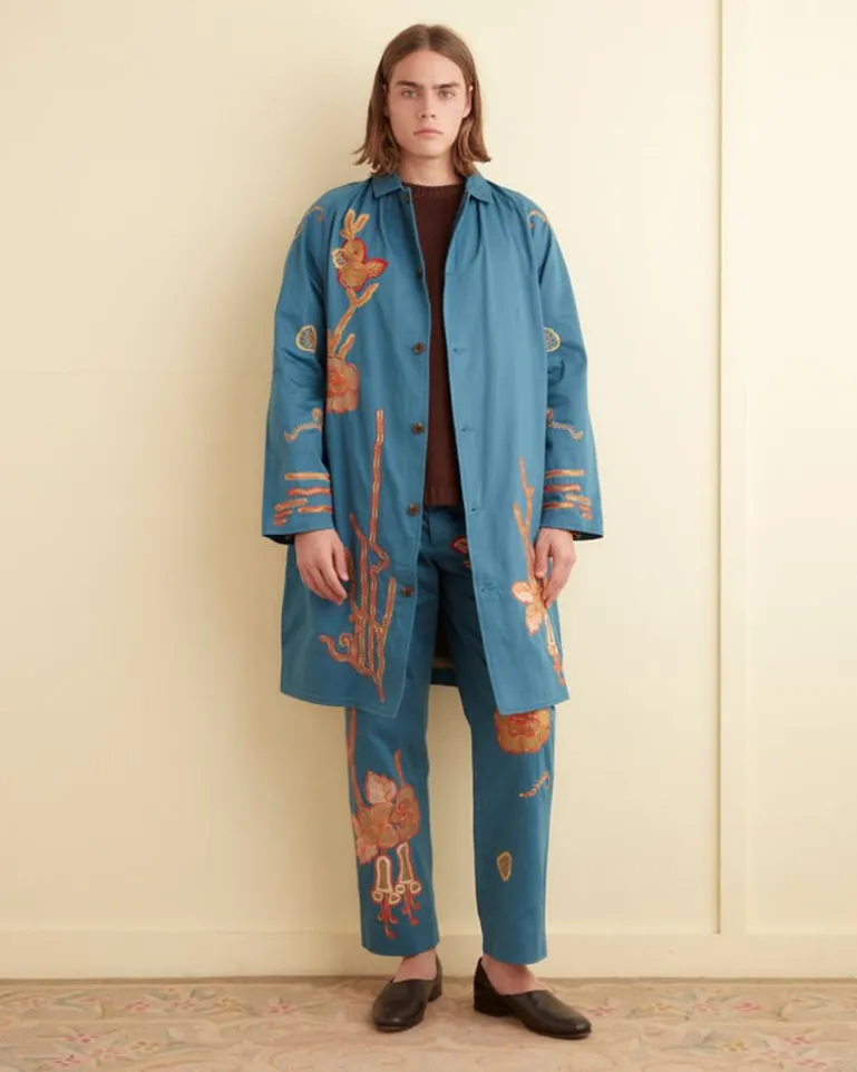 Men BODE Bell Flower Coat