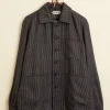 Men BODE Beluga Stripe Jacket - Xs