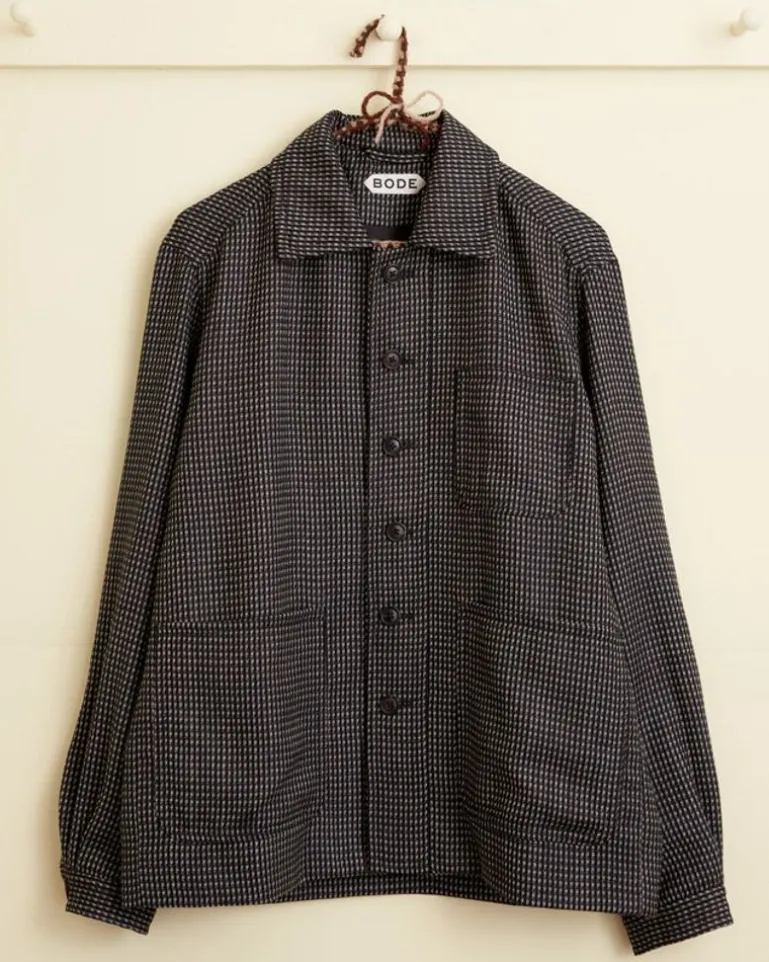 Men BODE Beluga Stripe Jacket - Xs