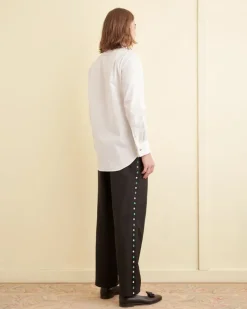 Men BODE Bib Tuxedo Shirt