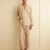 Men BODE Blonde Stripe Overshirt