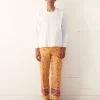 Men BODE Blooming Border Trousers