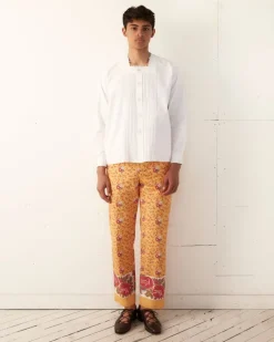Men BODE Blooming Border Trousers
