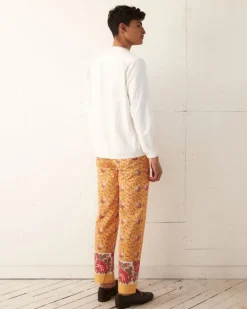 Men BODE Blooming Border Trousers