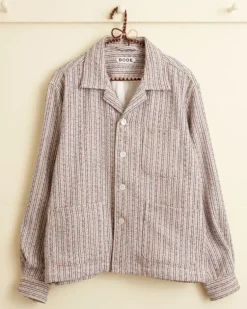 Men BODE Blue Coral Overshirt - M