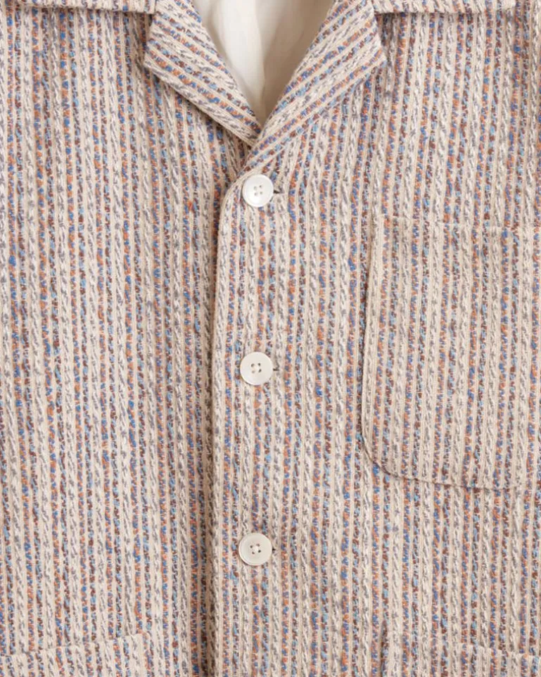Men BODE Blue Coral Overshirt - M