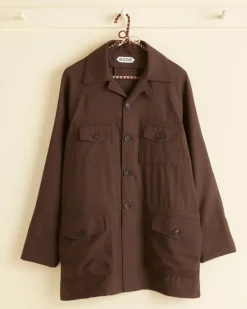Women BODE Blue Grid Jacket - Xs
