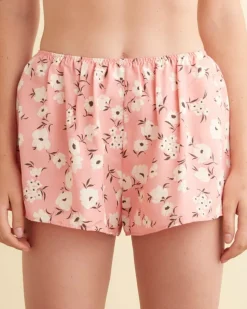 Women BODE Blushing Peony Shorts - M