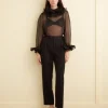 Women BODE Boo Ruffle Top
