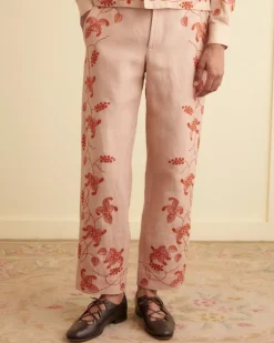 Men BODE Bougainvillea Trousers